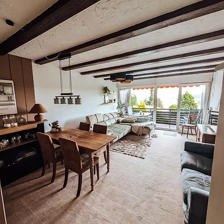 Apartamento Schwarzwald- Idylle Mit Panoramablick, Pool Und Sauna Schonach im Schwarzwald