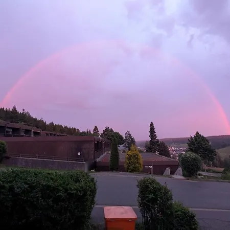 Apartmán Schwarzwald- Idylle Mit Panoramablick, Pool Und Sauna Schonach im Schwarzwald